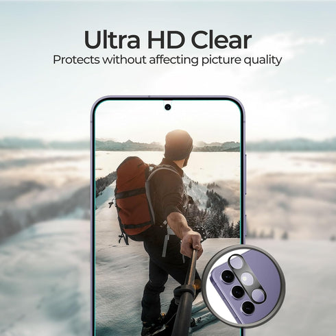 Samsung Galaxy S24 Plus 6.7" ArmorSuit 2+2 Pack Tempered Glass Screen & Lens Protectors, 9H MilitaryShield, Case