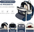 Backpack Pocket,17.3 inch Backpack,Waterproof Backpack VANKEAN Laptop for Women with Giant Tumbler Holder School