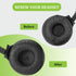 70mm Replacement Ear Pads for Sony Headphones, Fits MDR-ZX100 ZX110 ZX110NC ZX110AP ZX110P ZX300 ZX310 ZX330BT (2 Pack)