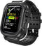 Hensinple Waterproof Case for Apple Watch Band 45mm Series 8/7 with Built-in Screen Protector, IP68 360 Full Protective