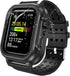Hensinple Waterproof Case for Apple Watch Band 45mm Series 8/7 with Built-in Screen Protector, IP68 360 Full Protective