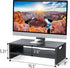 Zimilar Monitor Stand Riser, 2 Tiers Laptop Computer Riser for PC Screen, Wooden Storage Organizer