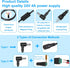 HOUHUI 24V 4A Power Supply Adapter, AC 100-240V to DC 24 Volt 4 Amp for LED Strip Light, CCTV Camera