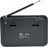 YIONGTAF MP3 Retro AM/FM Portable Radio with Player, Rechargeable Battery, LED Light, Wood Grain Design