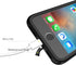 for iPhone 8 Plus & 7 Plus Waterproof Case - Underwater Snowproof Dirtproof Shockproof Cover (Black/Gray)