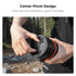 K&F CONCEPT 49mm 4-in-1 Pinch Lens Cap Cover, Center Lens Cover + Anti-Loss Keeper Leash + Microfiber Cleaning Cloth