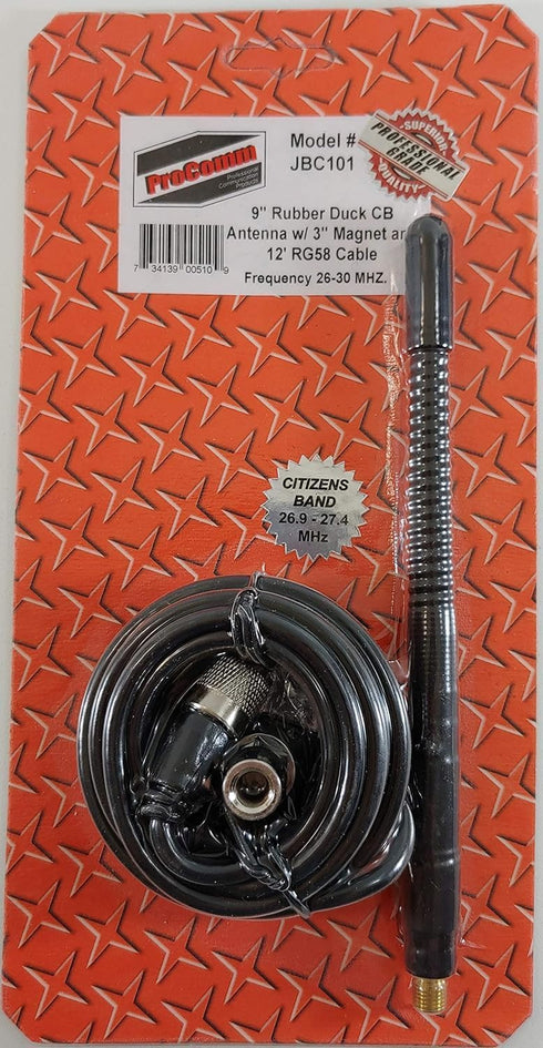 ProComm JBC101 9" Magnet Mount Antenna for Reliable Signal