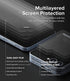 Ringke 3-in-1 Protector for Samsung Galaxy Z Flip 6 Screen Protector, 2 Internal Self Healing Film + 2 Outer Tempered