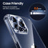 UniqueMe 3 Pack iPhone 15 Pro/Pro Max Camera Lens Protector, 9H Tempered Glass, Drop Protection, Case Friendly - Blue