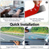 SZSAUTO 4G 2.4GHz Vehicle LTE WiFi Bluetooth Hidden Antenna Adhesive Mount Patch Antenna for Vehicle SUV Car Stereo