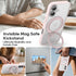 Niunisi 17 6.3-Inch 360 6.3" 2025, for iPhone Case with Magnetic Ring Stand Compatible with MagSafe Frosted Matte