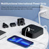 European Plug Adapter, Unidapt US to UK Power Strip with USB C and 4 USB Ports, 3 AC Outlets, 5ft Extension Cord
