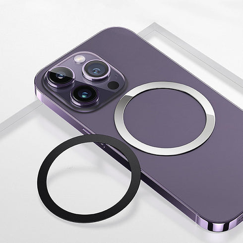 CoguZed 8 Pcs Universal Ring Magnet Sticker, Ultra-Thin Magnetic Adapter for Wireless Charger, Compatible with MagSafe