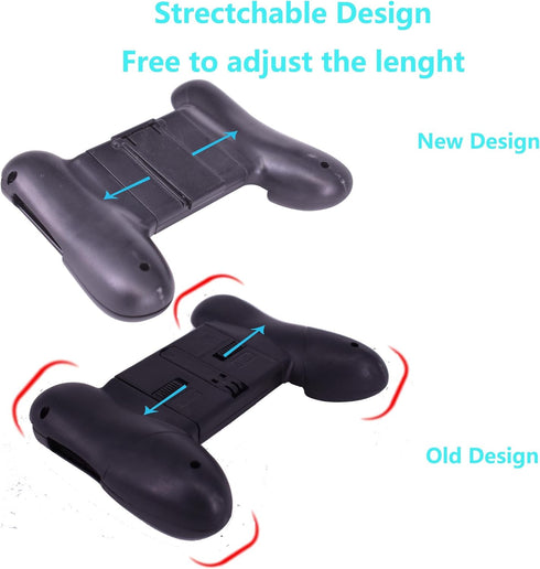 2pcs Game Clutch Universal Grip Adjustable Mobile Controller, Ergonomic Design Game Grip for iPhone 12/13/14 Pro Max