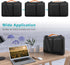 14 inch Laptop Case Sleeve, Waterproof Shock-Resistant Lightweight Shoulder Bag, 360 Protective Briefcase