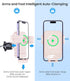 MOKPR 15W 16 15/14/13/12, S23/S22/S21 Wireless Car Charger, Fast Charging Auto-Clamping Car Mount Hands-Free Car