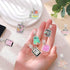 Tostmrks Set 9 E-Reader Charms - Pcs Custom Acrylic Dust Plugs for Kindle Type C Devices Fun Book Lover Accessories