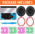 GVOEARS Mesh Fabric Ear Pads for Beats Studio 2 & 3, Noise Cancelling Memory Foam Cushions (Black)