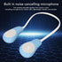 Neckband Bluetooth Speaker, Hands Free Wireless Wearable Speaker, True 3D Stereo Sound Around The Neck Speaker, Portable Neck Bluetooth Soundwear for Home Outdoor(Blue)