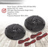 Pyle Waterproof Rated Marine Speakers - 4'' 2 Way Outdoor Audio Stereo Sound System, Pair, Black