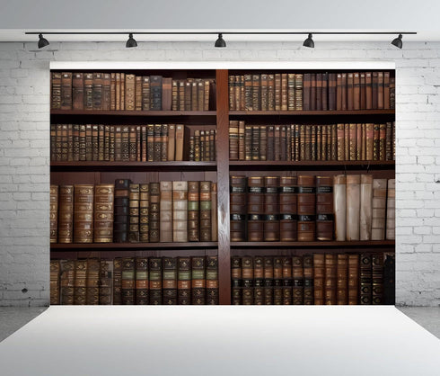 Arrolin Vintage Bookshelf Backdrop 7x5ft Medieval Library Bookshelf Backdrop for Photography Students Teacher