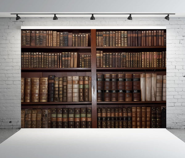 Arrolin Vintage Bookshelf Backdrop 7x5ft Medieval Library Bookshelf Backdrop for Photography Students Teacher