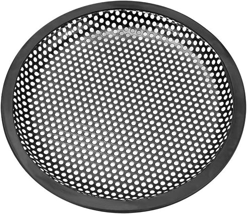 uxcell 6.5" Speaker Waffle Grill Metal Mesh Subwoofer Guard Protector Cover with Clips and Screws