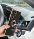Tnarru Soft TPU Shockproof Case for Samsung Galaxy S22 Ultra with Ring Holder Kickstand, Black Electroplated