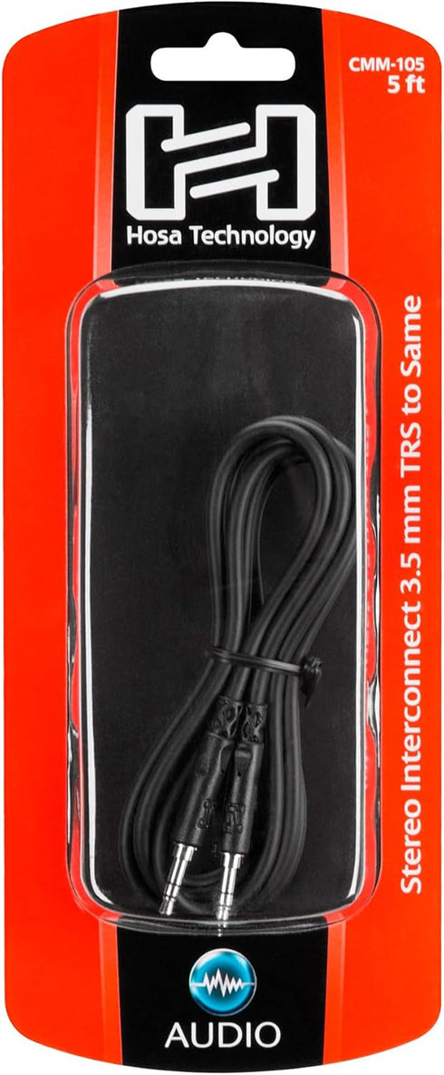 Hosa Technology Mini Acoustic Guitar Stand, Black, 5 Feet (CMM-105)