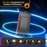 49800mAh 2 15W Solar Charger Power Bank Portable Solar Phone Charger with USB-A and Type-C Interface, Fast Charging