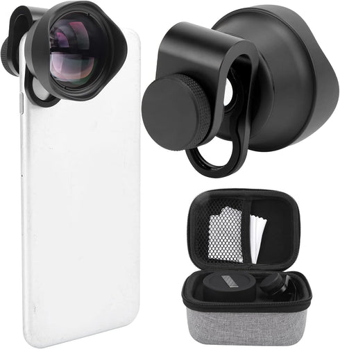 Phone Camera Lens, 65mm Telephoto Portrait Lens Kit for Phones/iOS Pad Smartphones, Professional Attachment