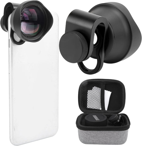 Phone Camera Lens, 65mm Telephoto Portrait Lens Kit for Phones/iOS Pad Smartphones, Professional Attachment