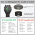 ANCOOL 22mm Soft Silicone Watch Bands for Fenix 5/6/7, Compatible with Garmin Fenix 5 Plus/6 Pro/8 47mm/7 Pro (Black,