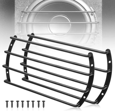 NuIth 10 Inch Metal Subwoofer Grill, 4 bar Audio Speaker Grill Cover