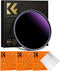 K&F Concept 77mm ND1000000 Ultra Dark ND Camera Lens Filter, 20-Stops Fixed Neutral Density with Multi-Layer Coatings