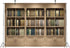 BELECO 8x6ft Fabric Vintage Wooden Bookshelf Backdrop Library Study Living Room Bookcase Books Background for Video