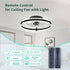 WDZP B7810 B7801, YB-460 New Fan Remote Control fit for Mpayel EINRZi Low Profile Ceiling Fans with Lights