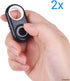 2X CamKix Bluetooth Camera Shutter Remote Control, Wireless Technology, Works with iPhone/iPad and Android, 30 ft Range