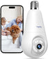 Hugolog 2K Wireless Security Cameras, 2.4GHz Indoor/Outdoor with AI Motion Detection, Color Night Vision, 360° Auto
