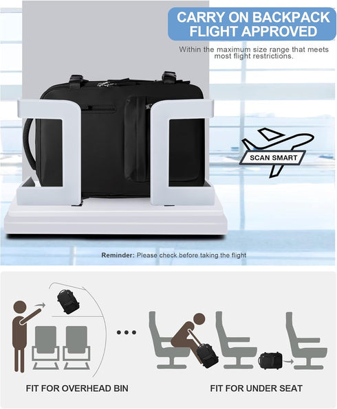VGCUB Backpack 18x14x8 Inches Backpack Travel for Women Men for Spirit Airlines Personal Item Bag Laptop College