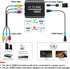 GINGIN AV to HDMI Adapter, AV to HDMI Converter, Supports 720p/1080p for PS1/PS2/PS3/Xbox