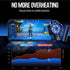 TRILINK Phone Cooler with Rechargeable Battery, Phone Cooling Fan for Gaming, Universal Clamp, RGB LEDS