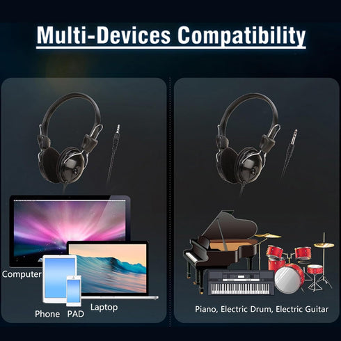 Metal Detector Headphone, 3.5mm Earphone with 32mm Hi Fi Speaker for Phone Tablet PC