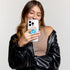 PopSockets Phone Grip - Blue Opalescent Translucent, Compatible with MagSafe, Adapter Ring Included, Wireless Charging