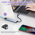 USB C HUB - 8 in 1 USB C Adapter with 4K HDMI, 100W PD, USB 3.0, RJ45 Ethernet, SD/TF Card Reader