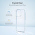 CASEKOO Crystal Clear iPhone 15 Pro Case - 10FT Mil-Grade Protection, Never Yellow Technology, Slim Transparent Cover