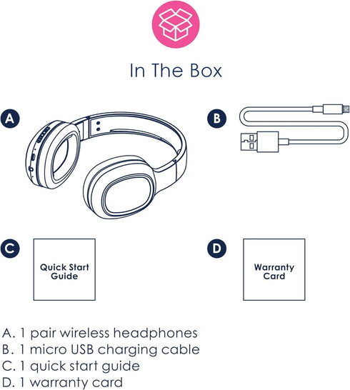Packed Party Spot On Bluetooth Wireless Headphones