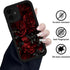 kadezia 11 6.1 inch for iPhone Case Dark Red Rose Bouquet Step Design Soft Touch Case, Slim, Anti-Fingerprint, Elegant
