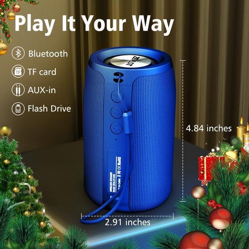 ZEALOT Portable Speaker S32, Bluetooth Speaker, Wireless for Outdoor, IPX5 Waterproof, Bluetooth 5.0 for Home & Outdoor