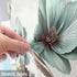 Singingin 85 Inch, Teal Broccoli TV Dust Cover Rustic Farmhouse Flower Leaf Victorian Style Computer Monitor Cover